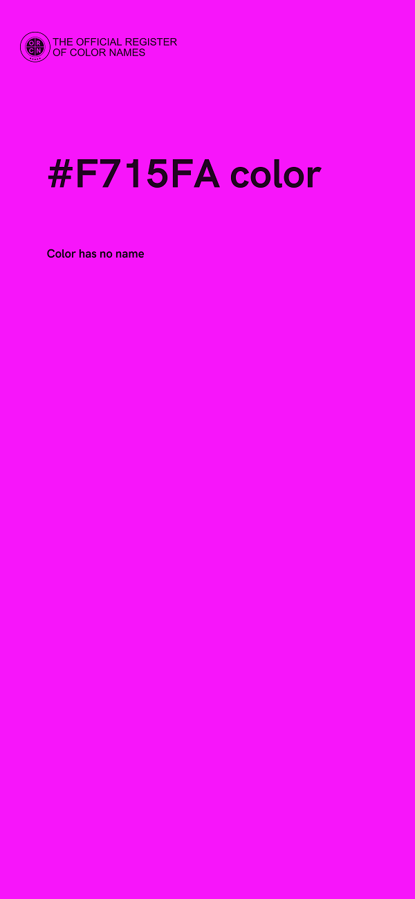 #F715FA color image
