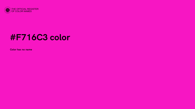 #F716C3 color image