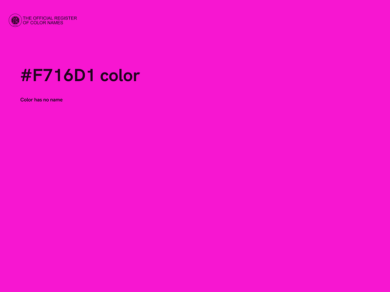 #F716D1 color image