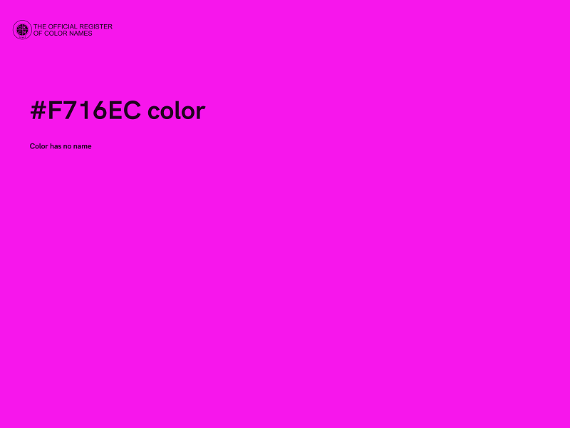 #F716EC color image