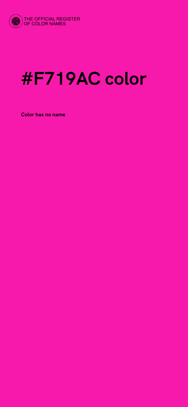 #F719AC color image