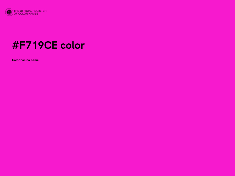 #F719CE color image