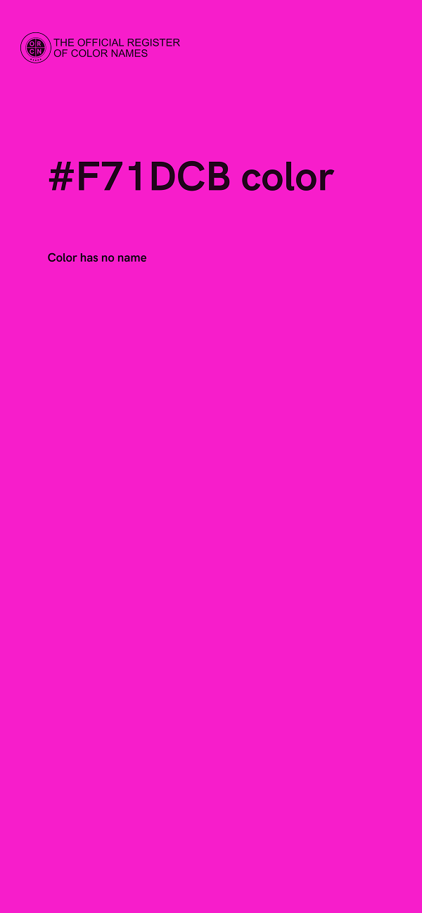 #F71DCB color image