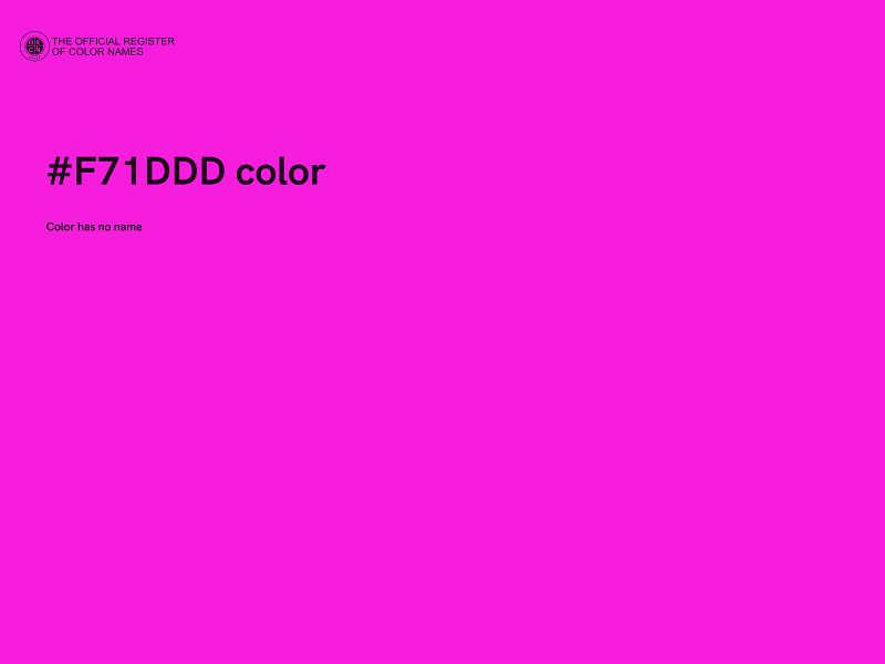 #F71DDD color image