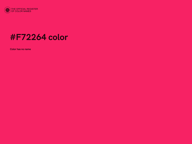 #F72264 color image