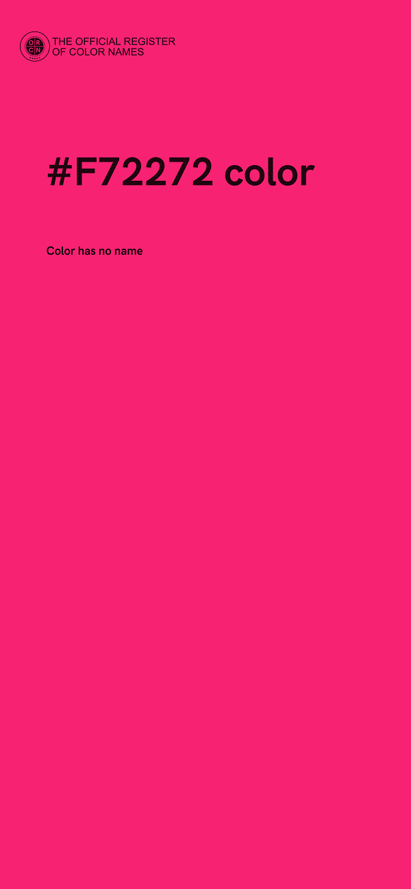 #F72272 color image