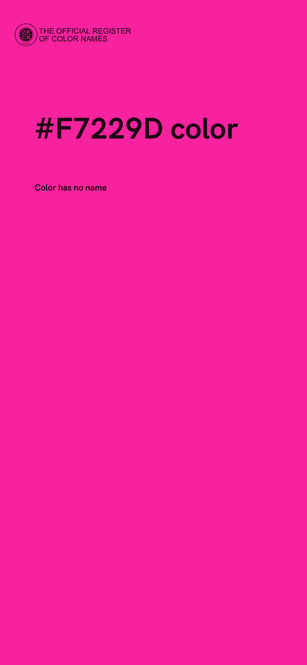 #F7229D color image