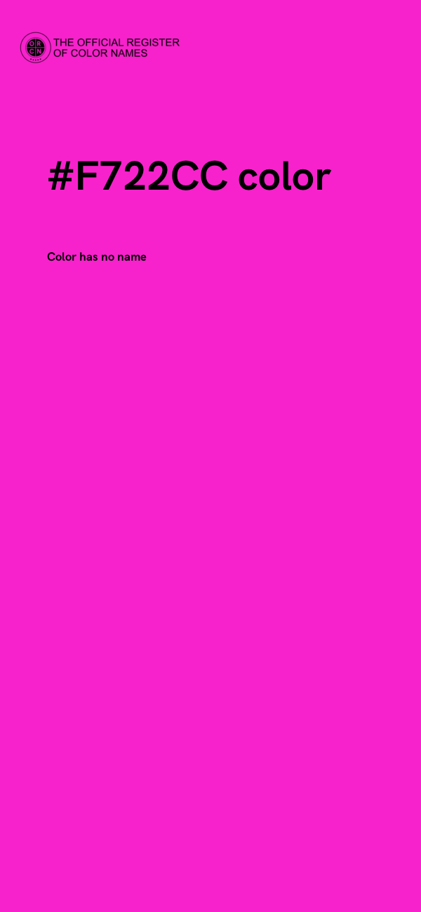 #F722CC color image