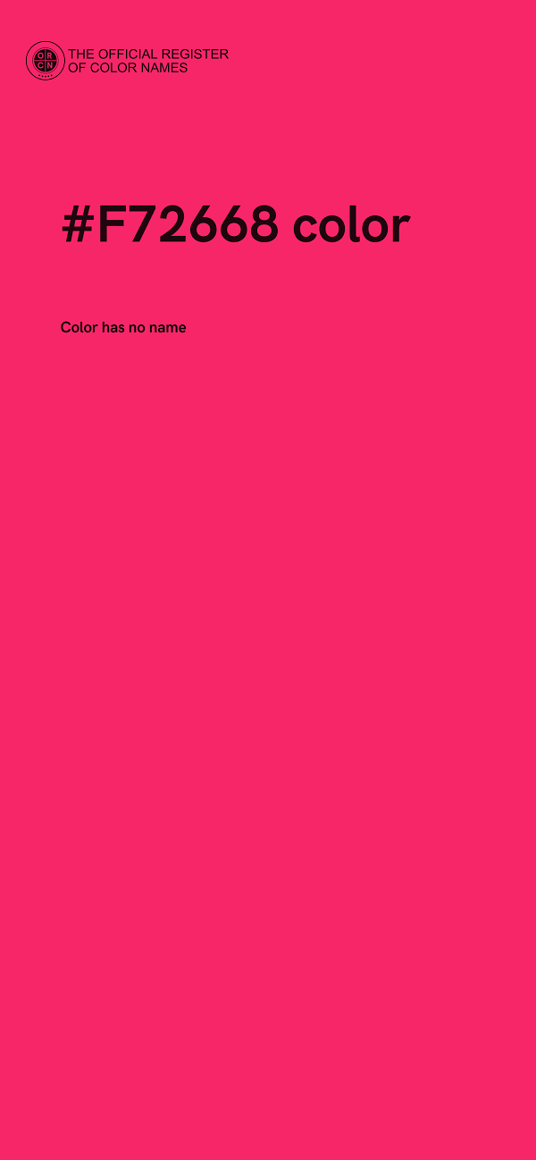 #F72668 color image