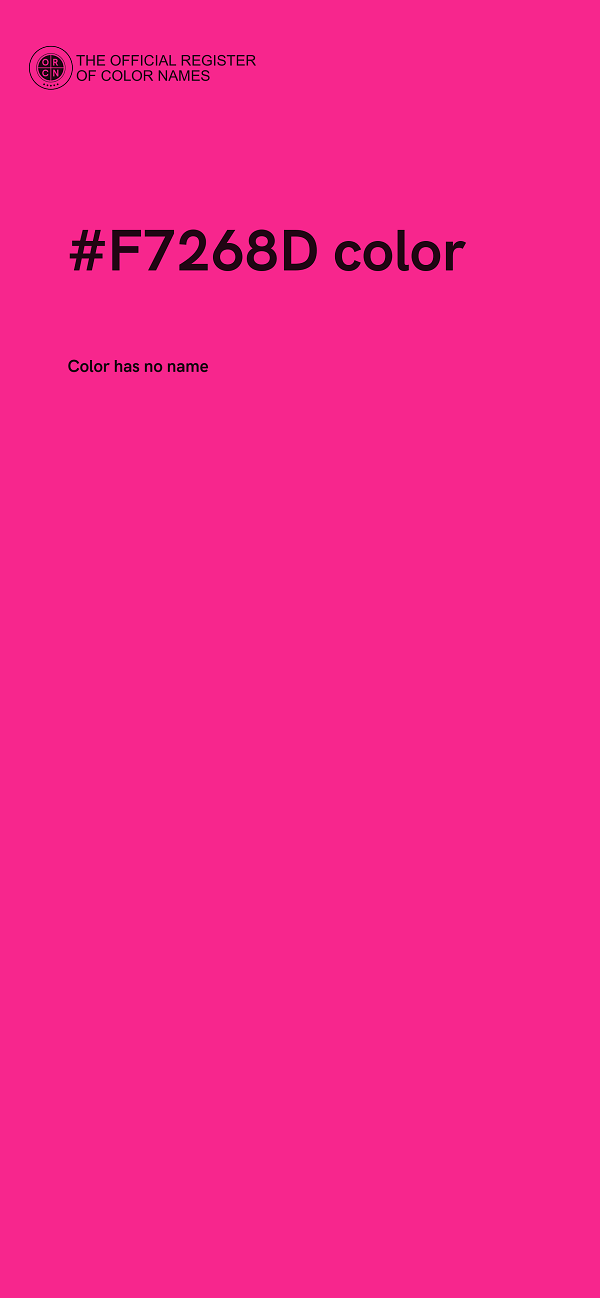 #F7268D color image