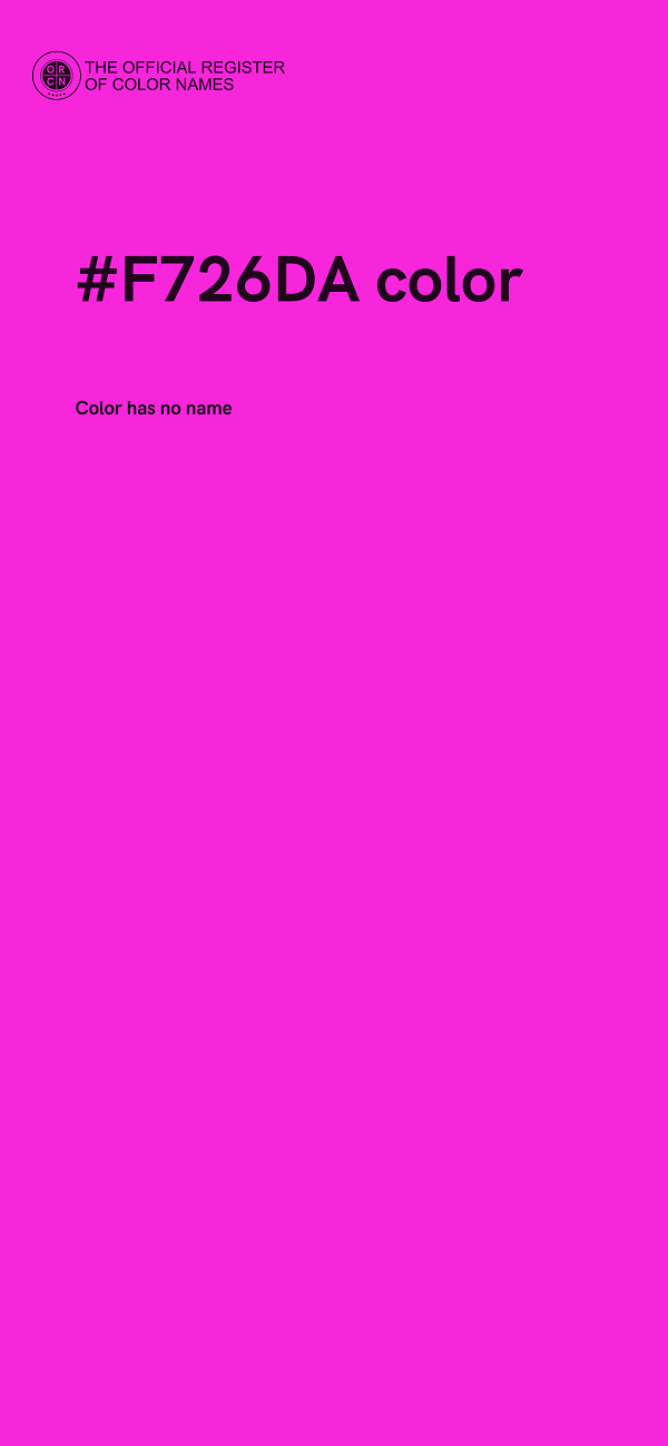 #F726DA color image