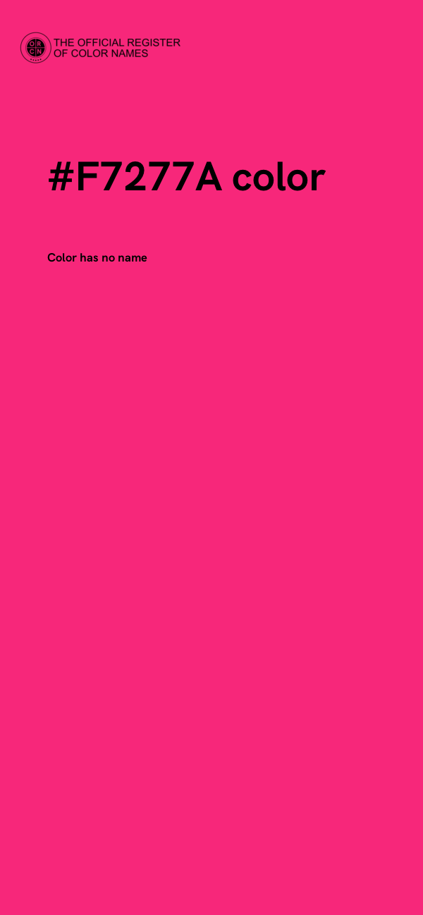 #F7277A color image