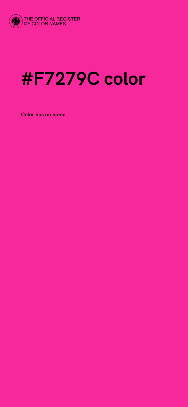 #F7279C color image