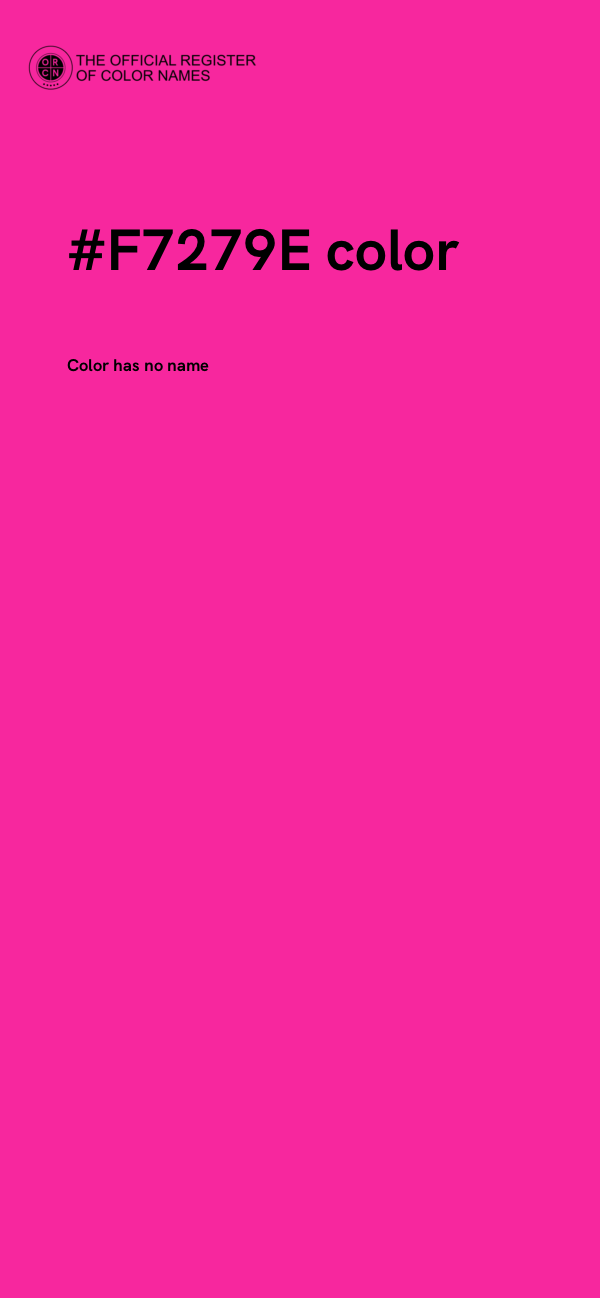 #F7279E color image