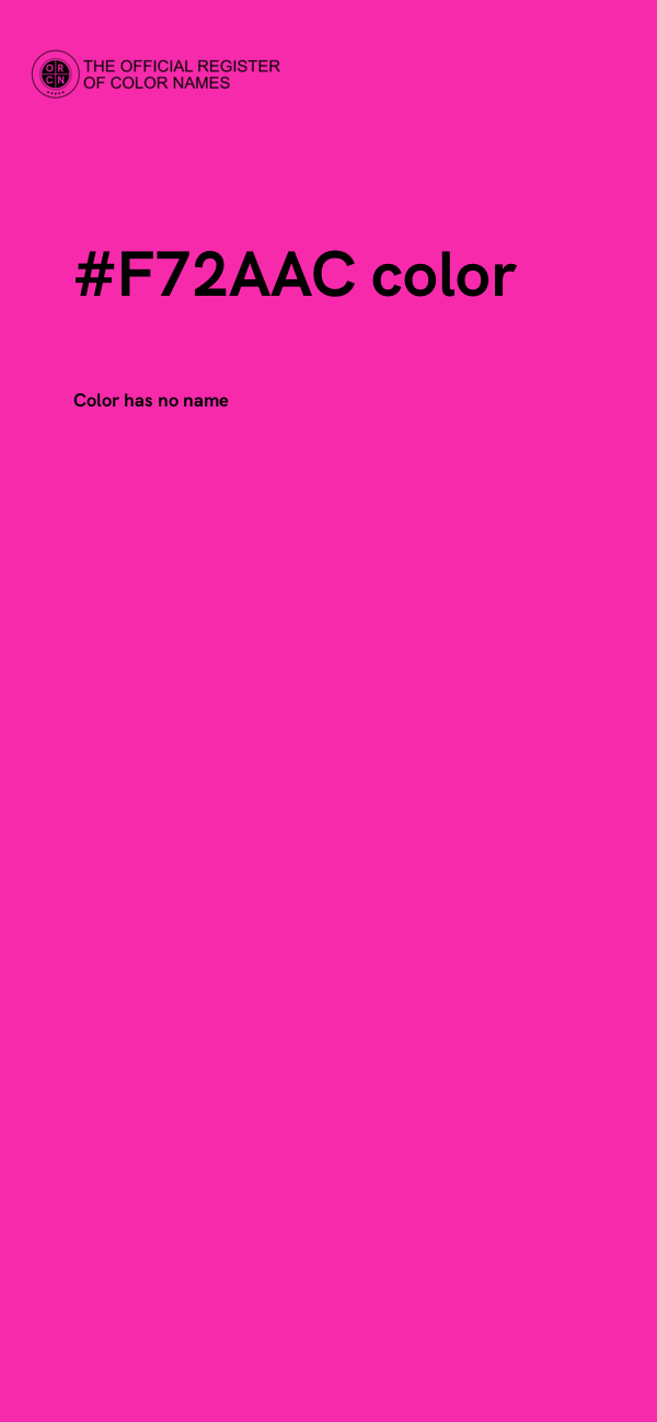 #F72AAC color image