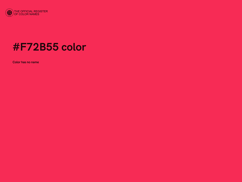 #F72B55 color image