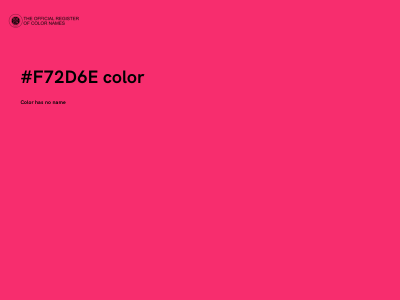 #F72D6E color image