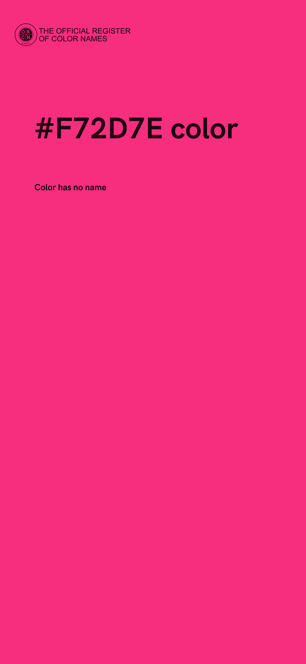 #F72D7E color image