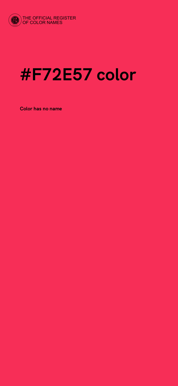 #F72E57 color image