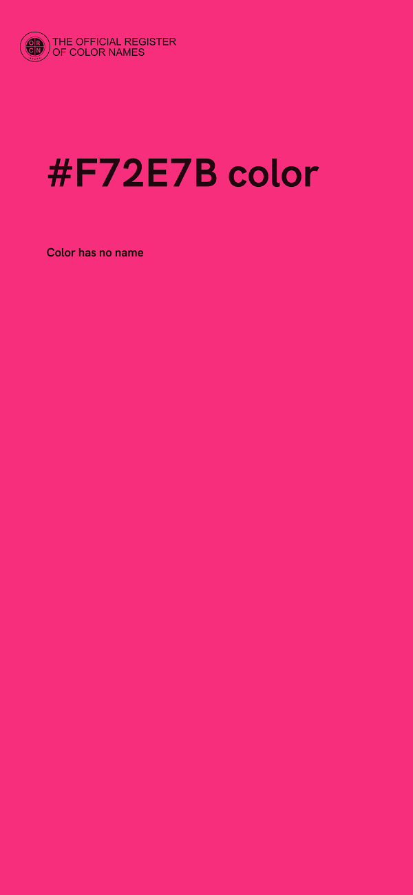 #F72E7B color image