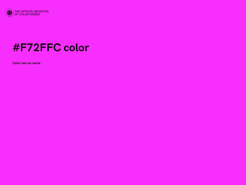 #F72FFC color image