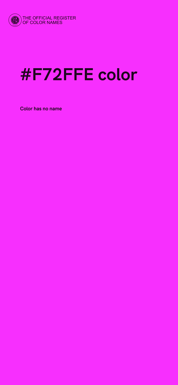 #F72FFE color image