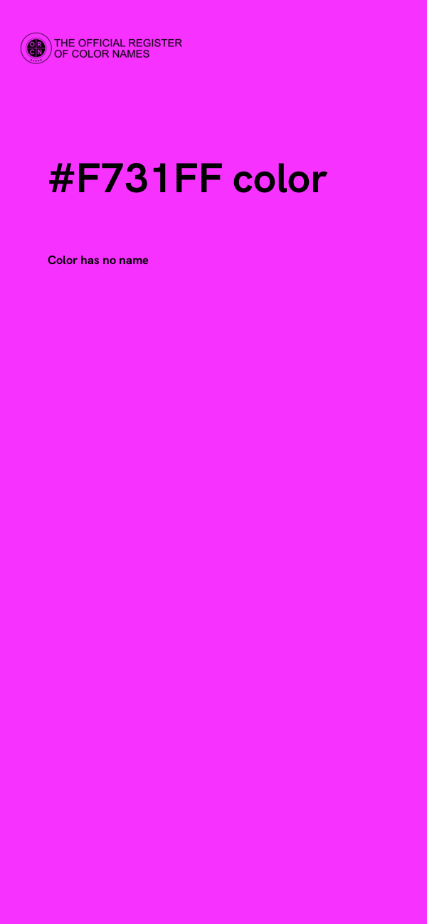 #F731FF color image