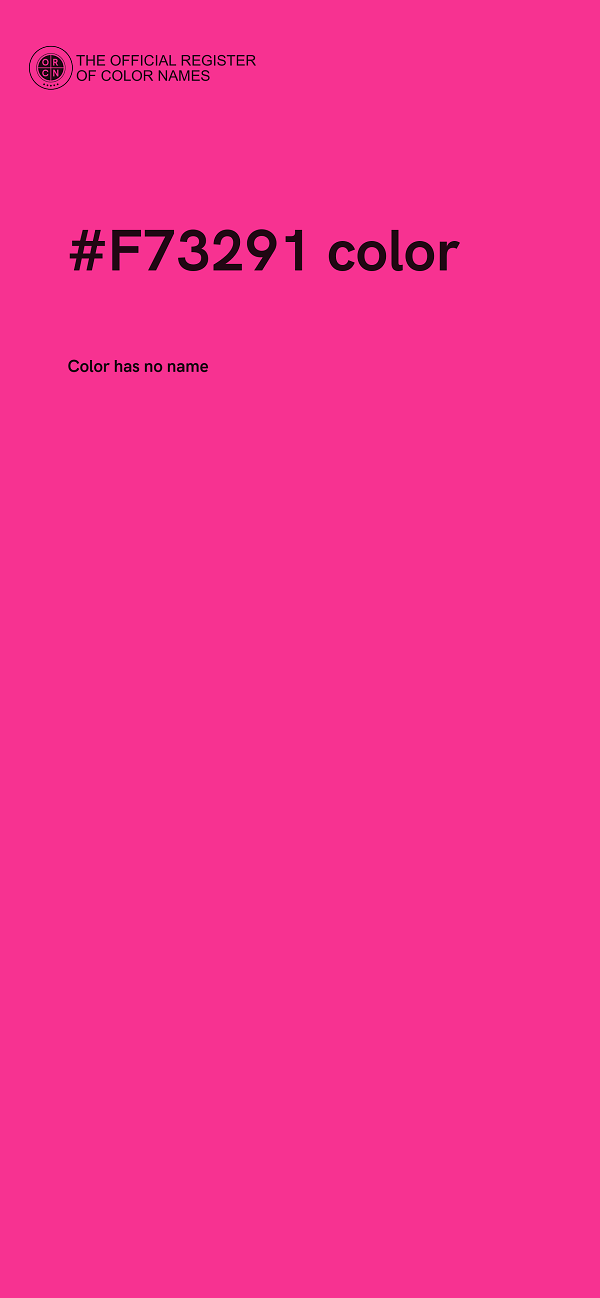 #F73291 color image
