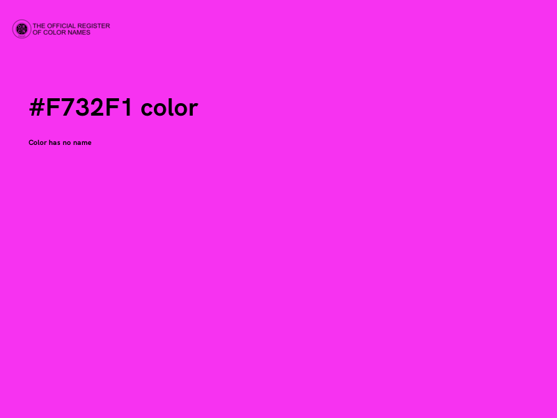 #F732F1 color image