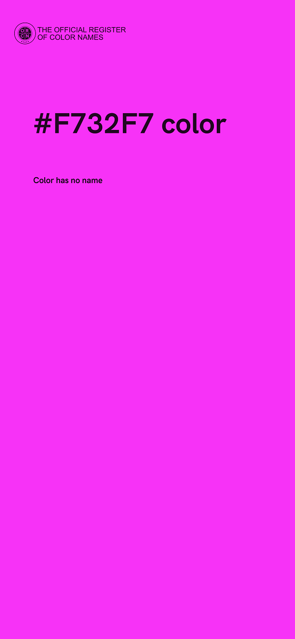 #F732F7 color image