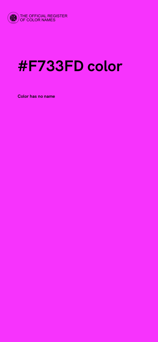 #F733FD color image