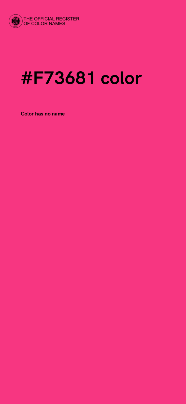 #F73681 color image