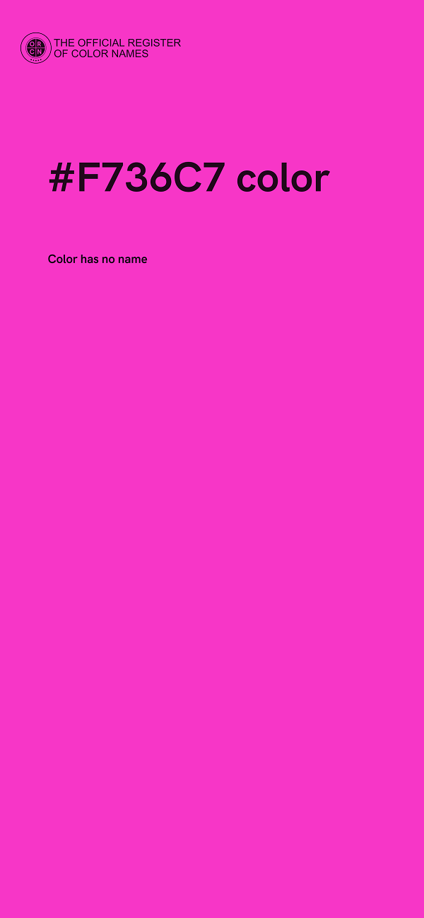 #F736C7 color image