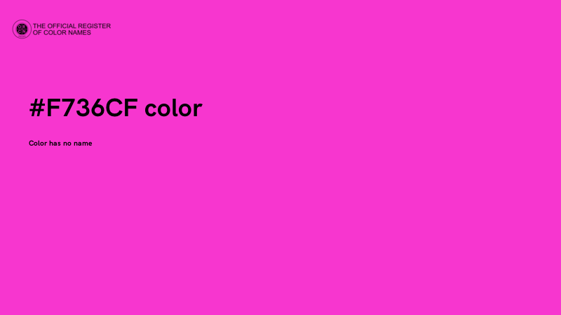 #F736CF color image