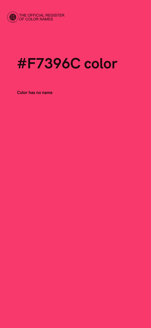 #F7396C color image