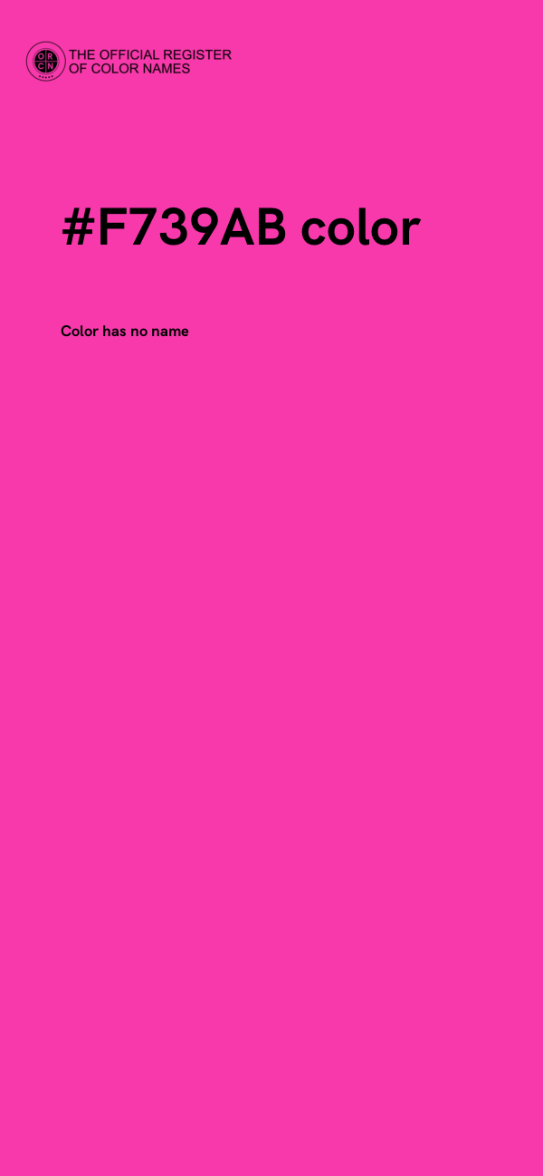 #F739AB color image