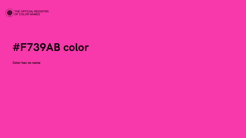 #F739AB color image