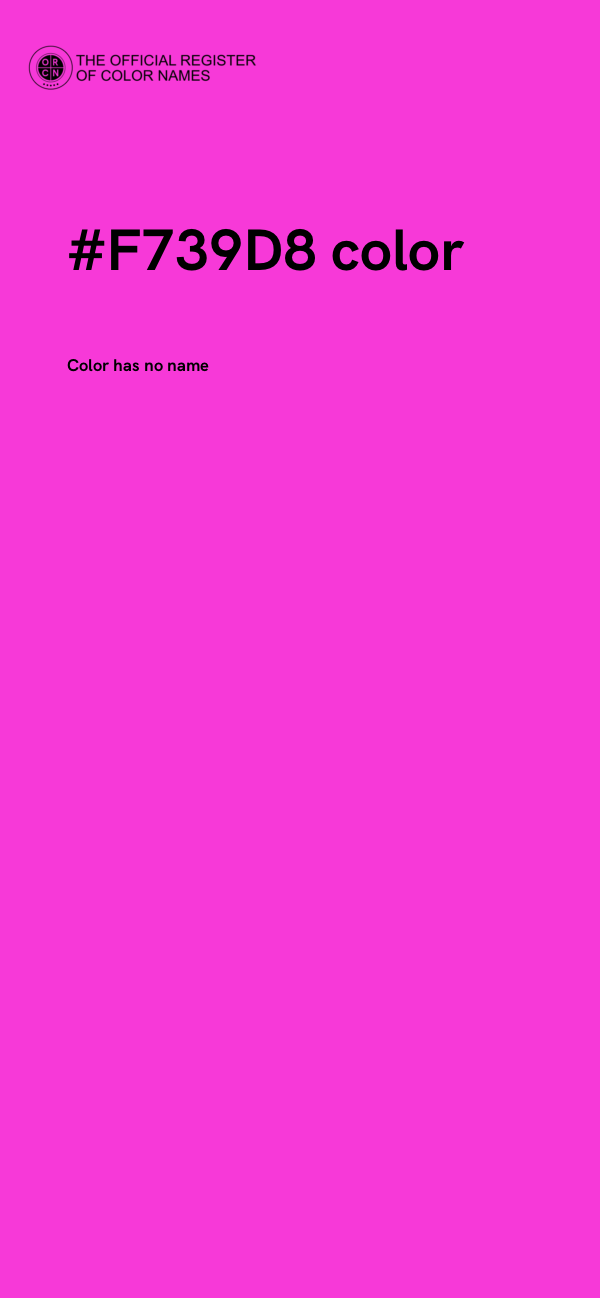 #F739D8 color image