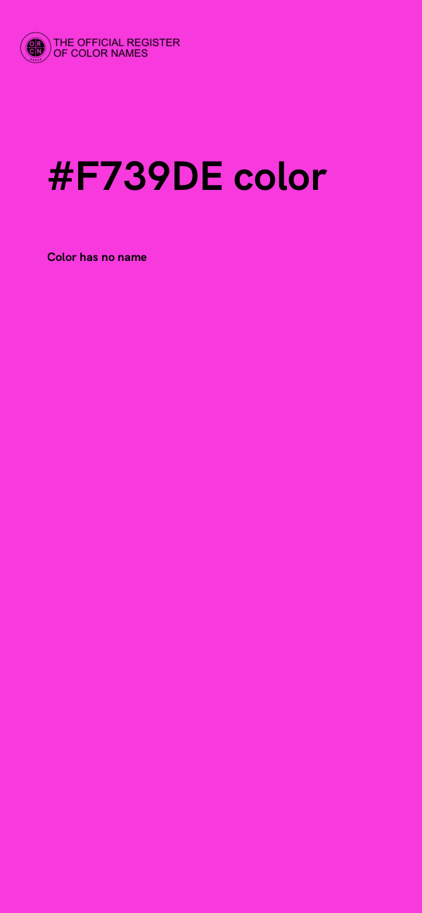 #F739DE color image