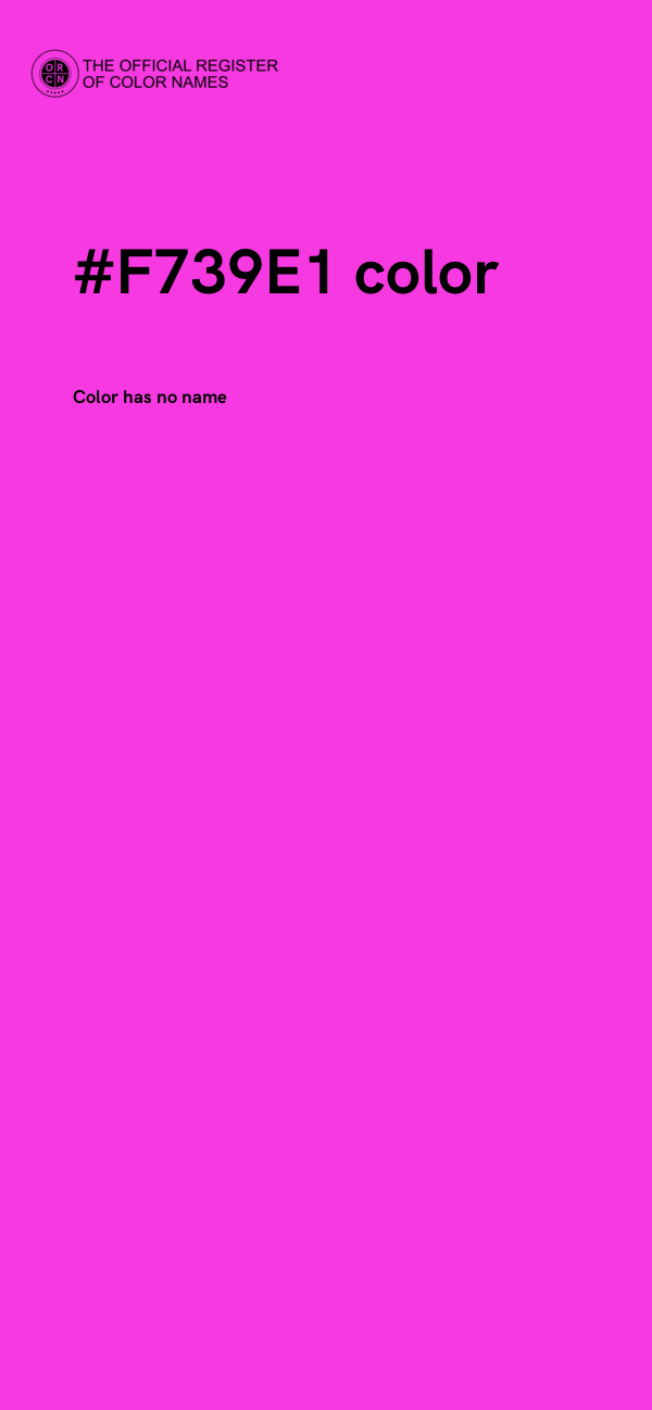 #F739E1 color image