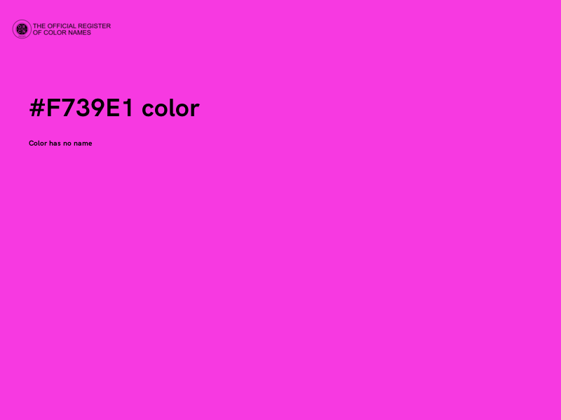 #F739E1 color image