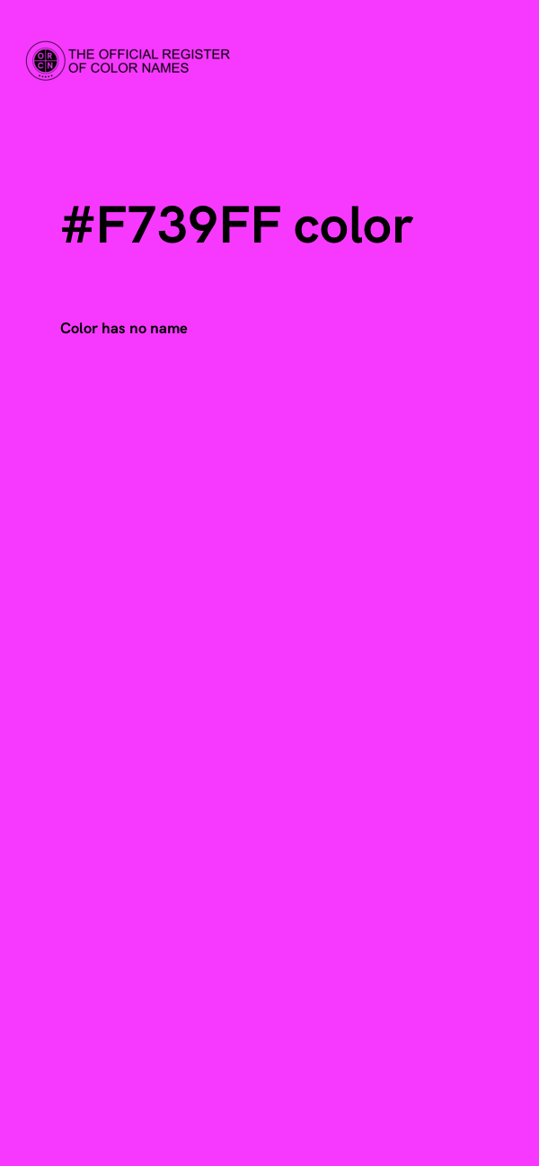 #F739FF color image