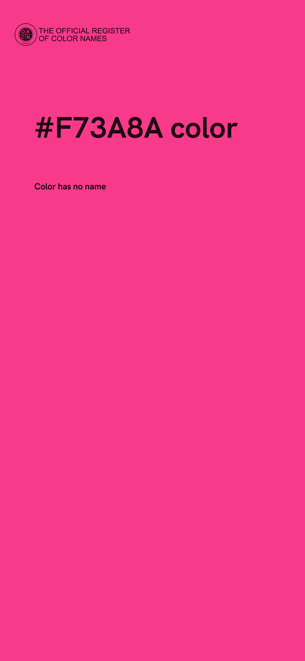 #F73A8A color image