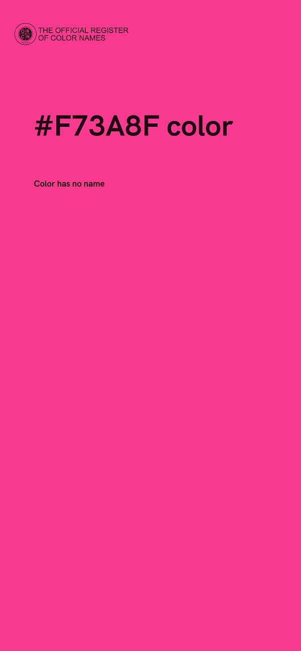 #F73A8F color image