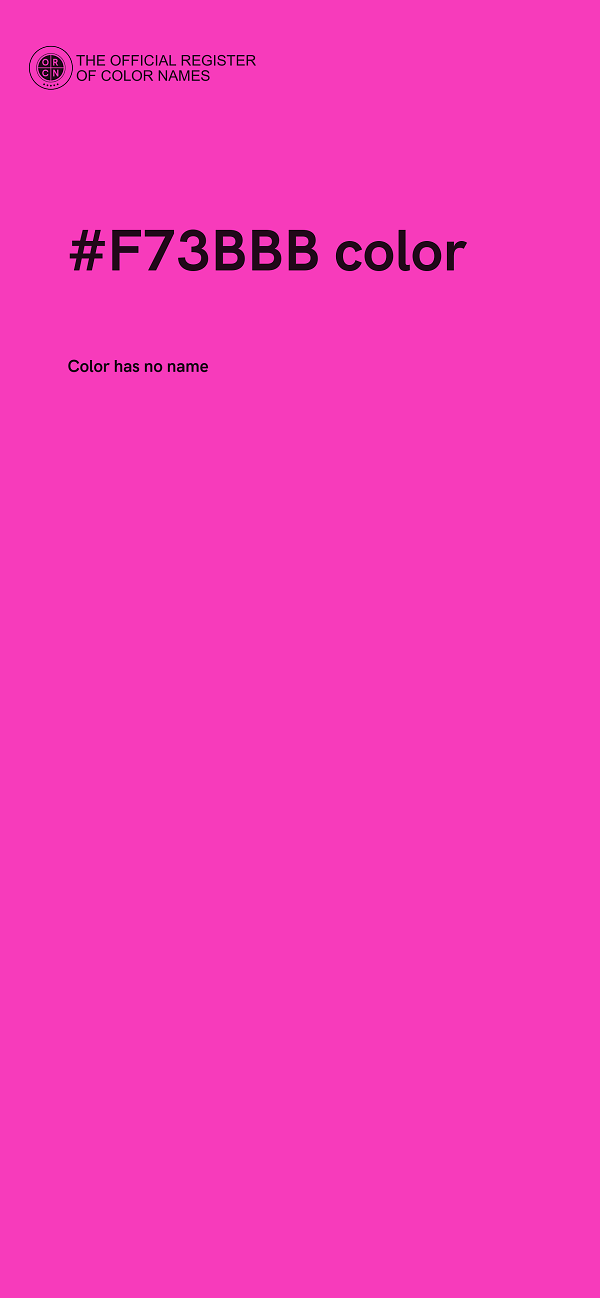#F73BBB color image
