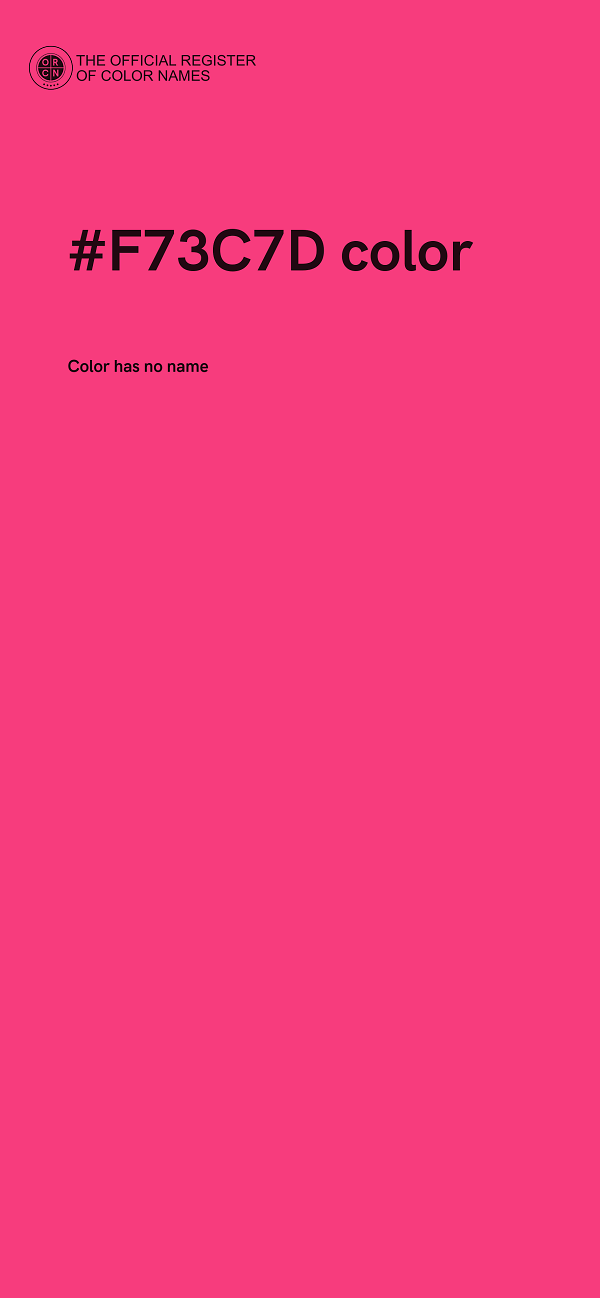 #F73C7D color image