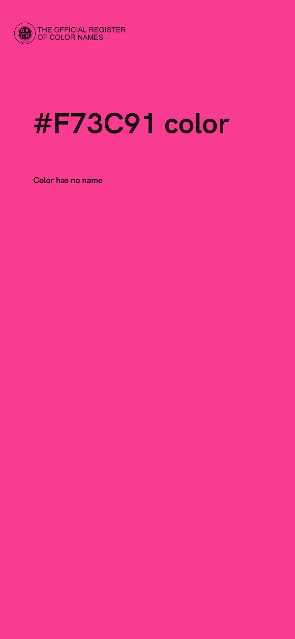 #F73C91 color image