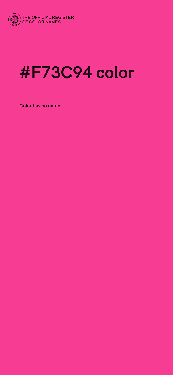 #F73C94 color image