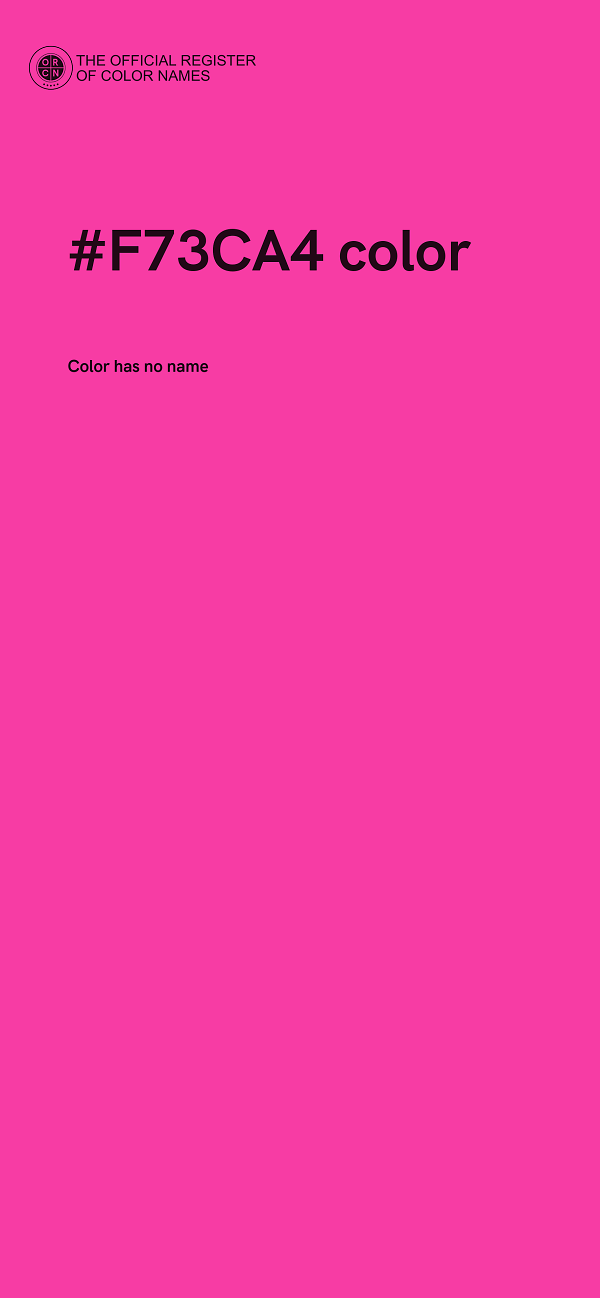 #F73CA4 color image