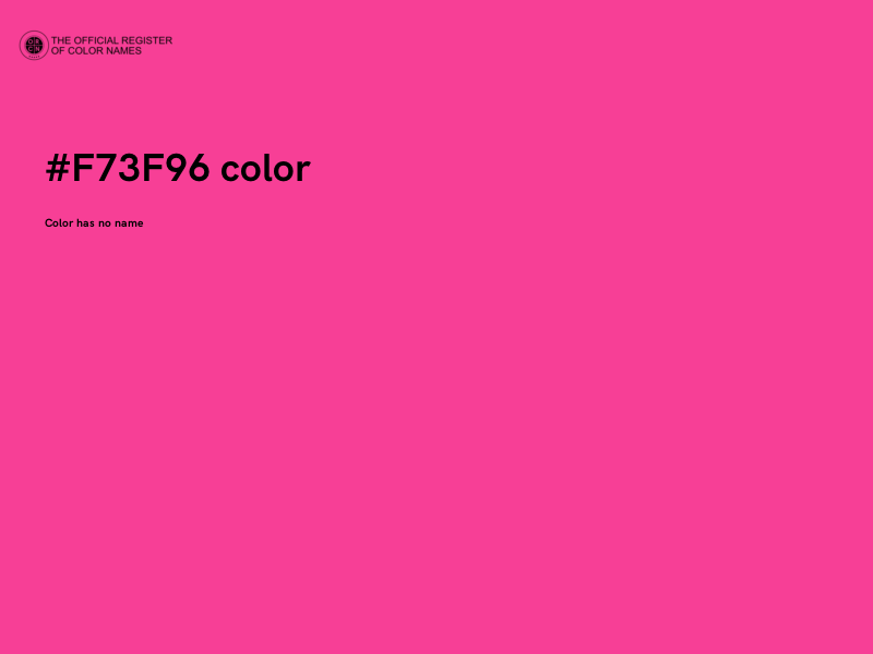 #F73F96 color image